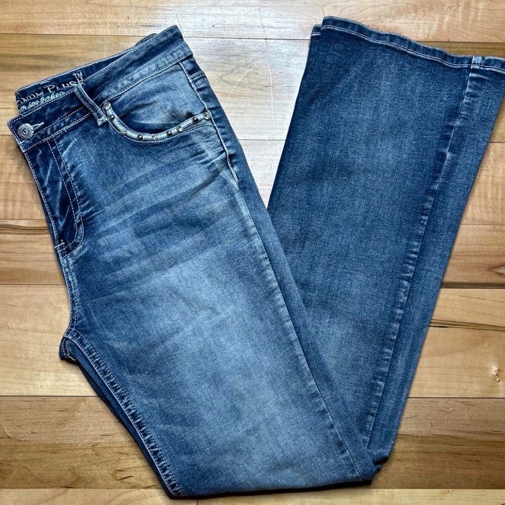 Platinum Plush Bootcut Jeans Excellent Condition Size 11 - Picture 3 of 5